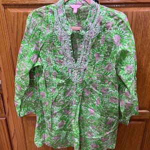 Lily Pulitzer size large tunic